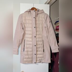 BCBG Blush Quilted Puffer Jacket
